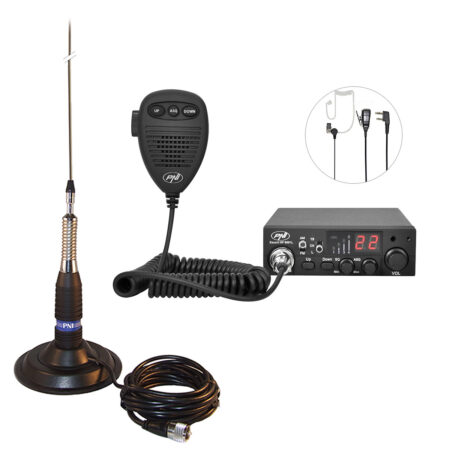 CB комплект PNI Escort HP 8001L с антена и слушалки снимка 2